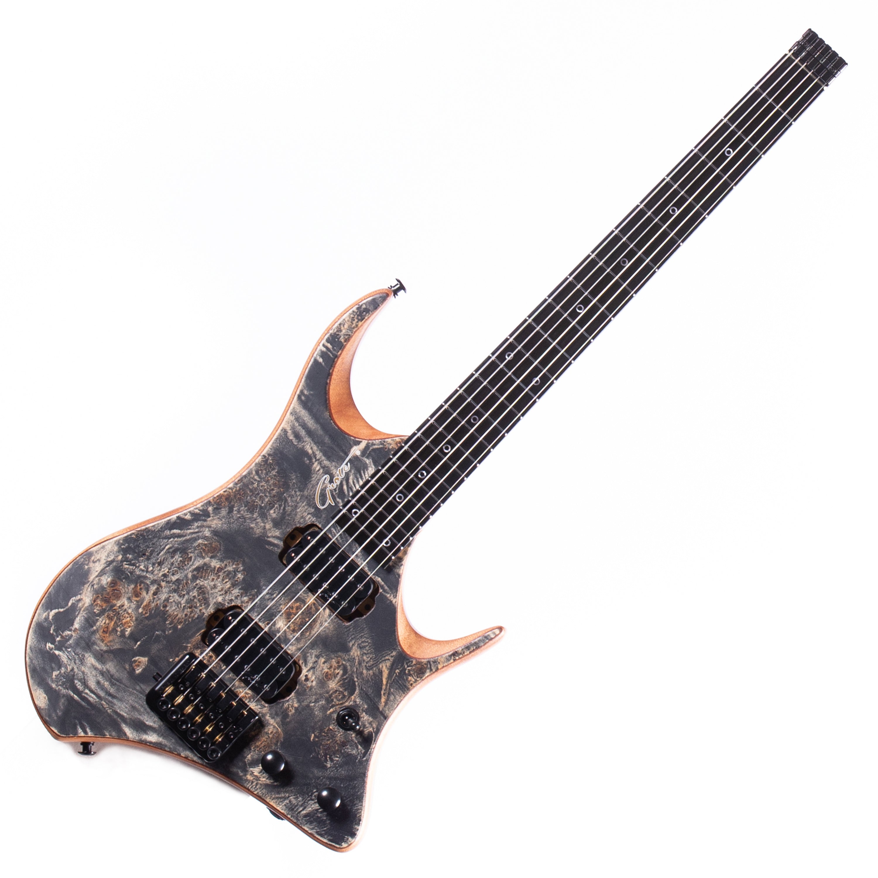 Grote Headless 6 Strings Electric Guitar Mahogany Body with Gigbag