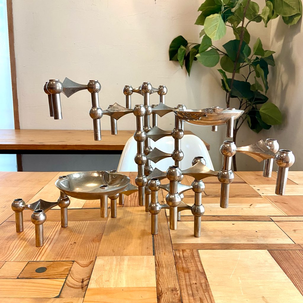 ストッフナゲル / STOFF Nagel キャンドルホルダー 13ピース 2トレー