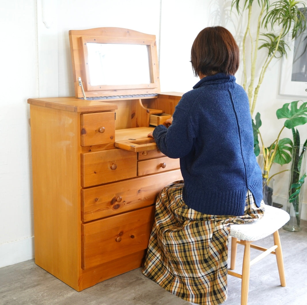 CHARDONNAY シャルドネ 机 鏡台 ドレッサー 2-1 ※机部分のみ