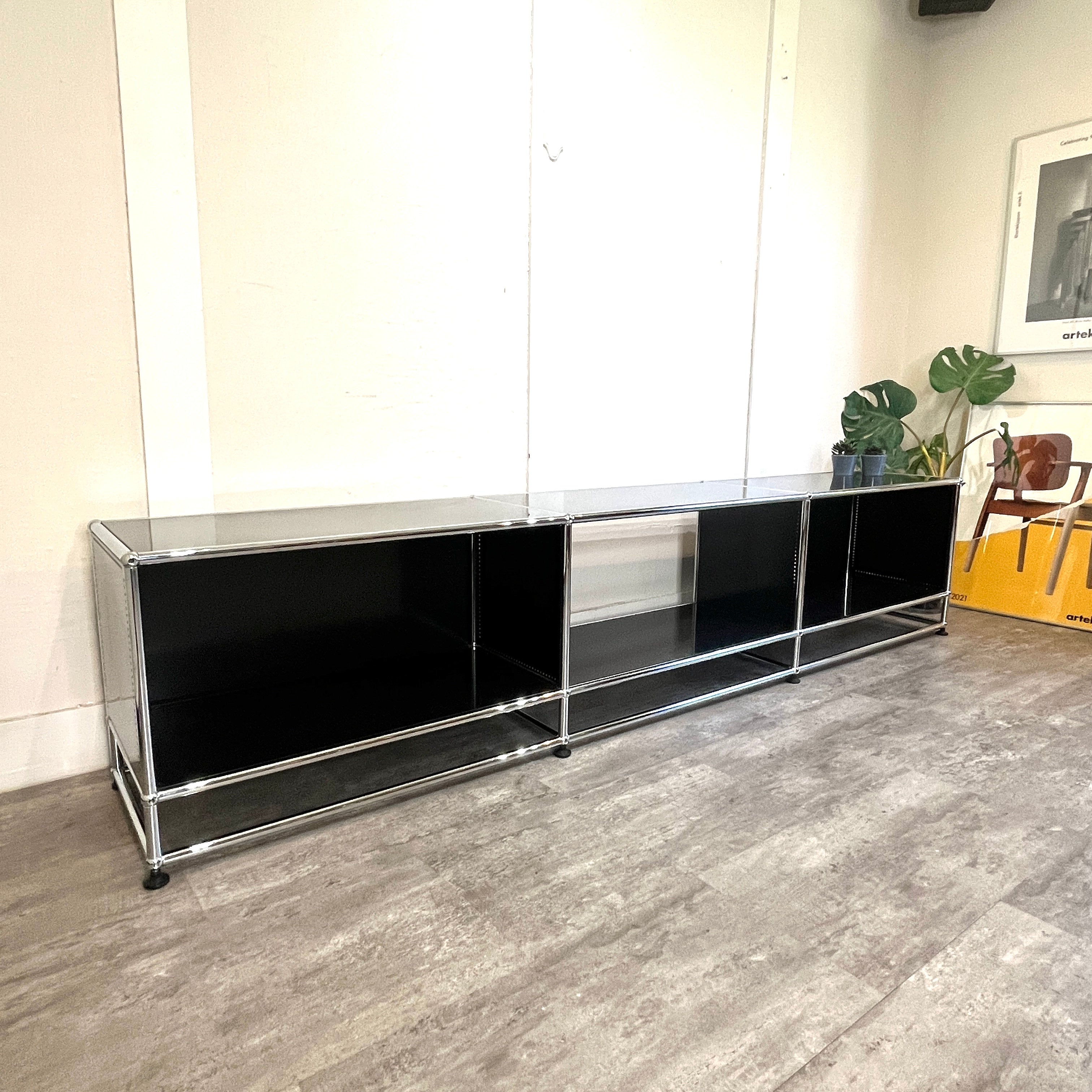 USMハラー / USM Haller モジュラーキャビネット オープンシェルフ 3列