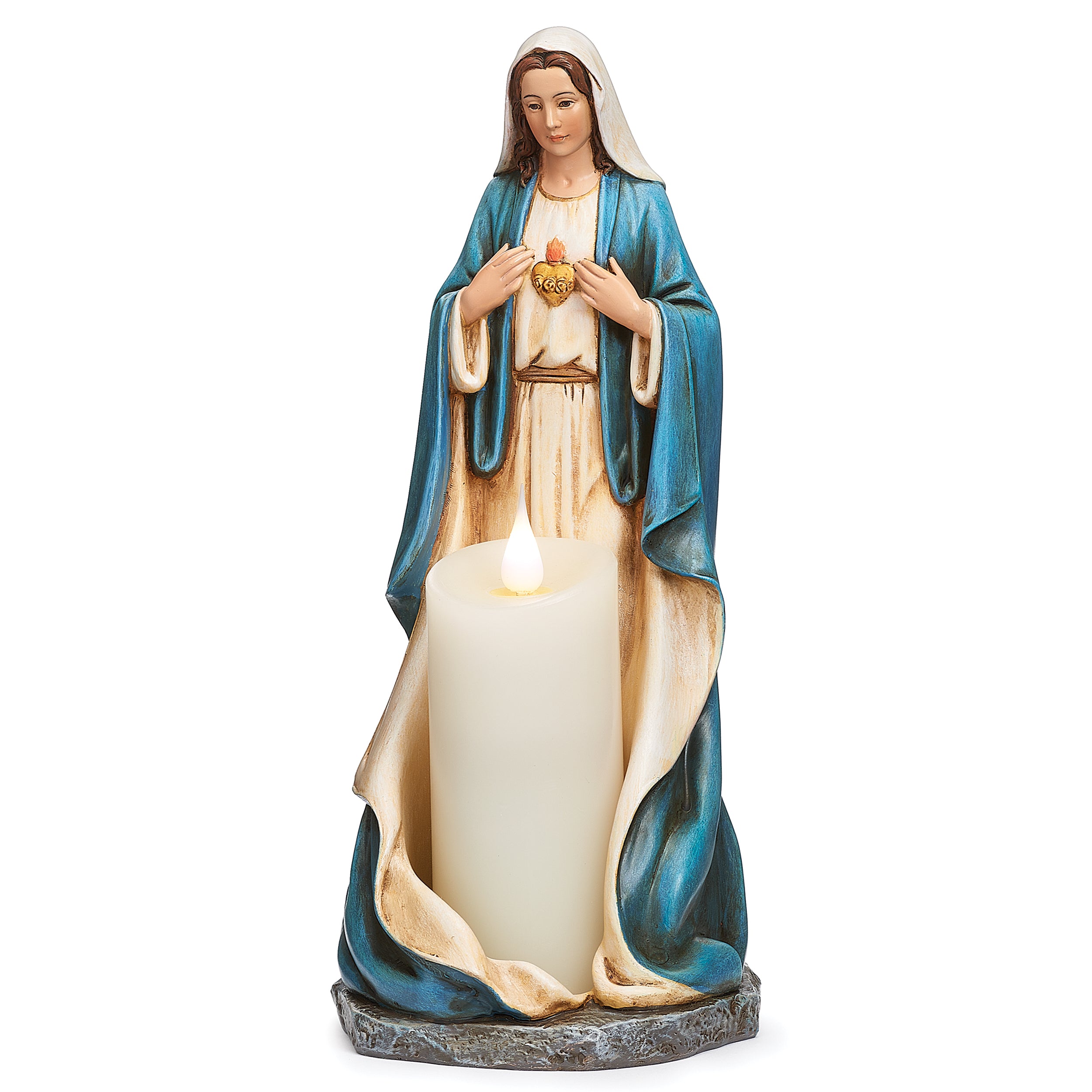 Joseph's Studio Immaculate Heart of Mary Figure Candle Holder