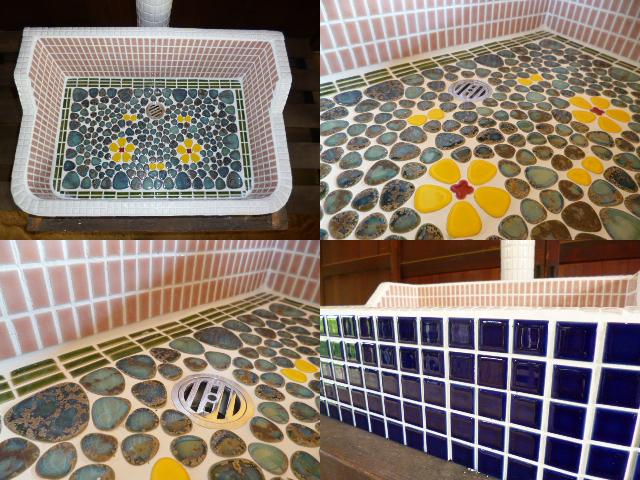 作善堂 | タイル流しの排水口を変更します！