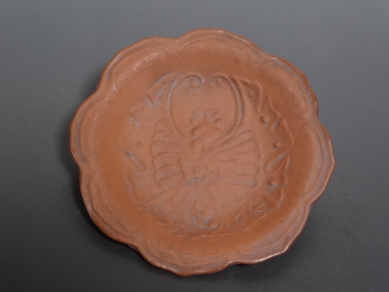 備前 花文 せんべい皿5種 仙遊洞