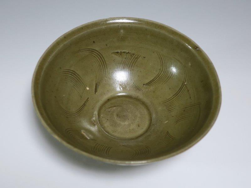 仙遊洞 同安窯 青磁猫掻手碗