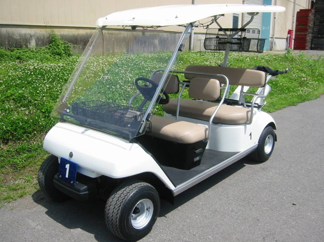ヤマハ製五人乗ガソリン電磁誘導式・自走式ゴルフカート Shoritsu Golf
