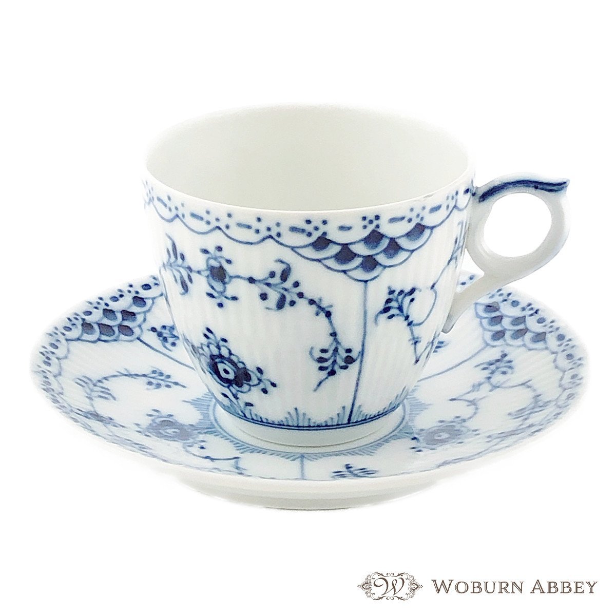 アンティーク ロイヤルコペンハーゲン ブルーフルーテッド・ハーフ