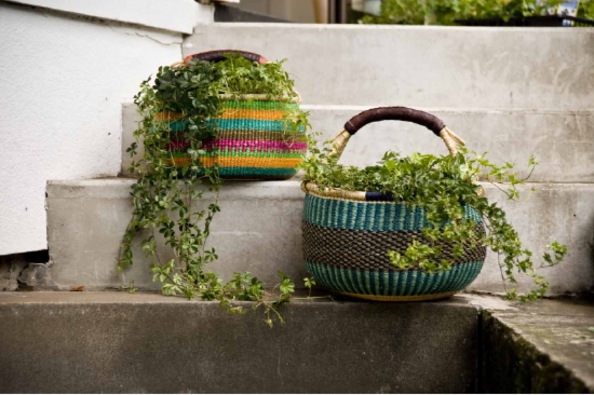 Alaffiaのフェアトレードバスケット