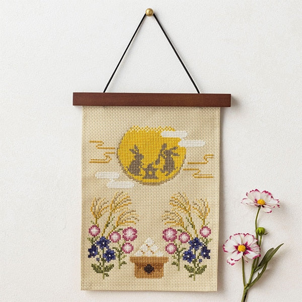 刺しゅうキット 『クロスステッチ 暮らしが華やぐ季節のたのしみ9月