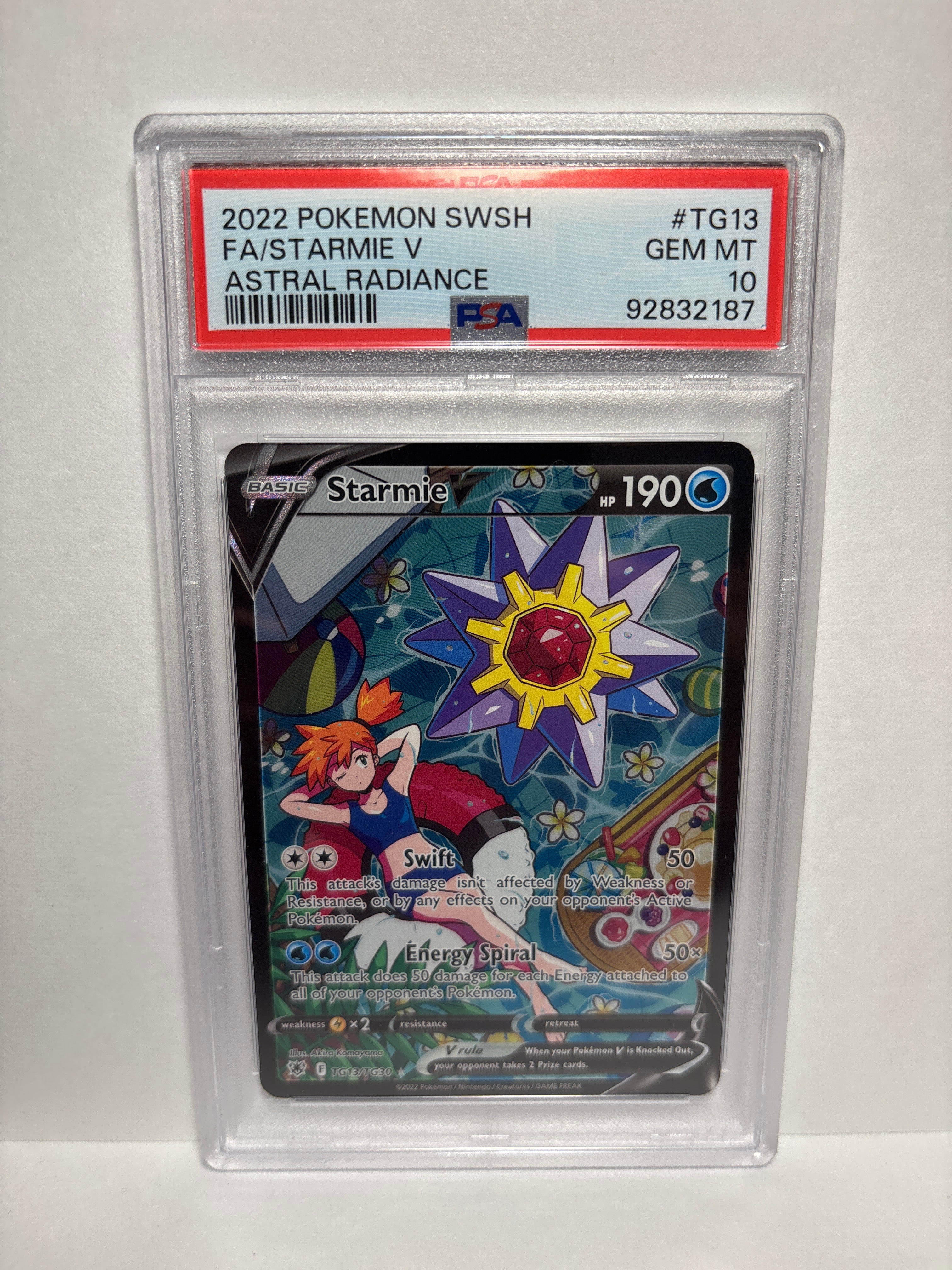 Pokemon Starmie V TG13/TG30 PSA 10 – Zapp! Comics