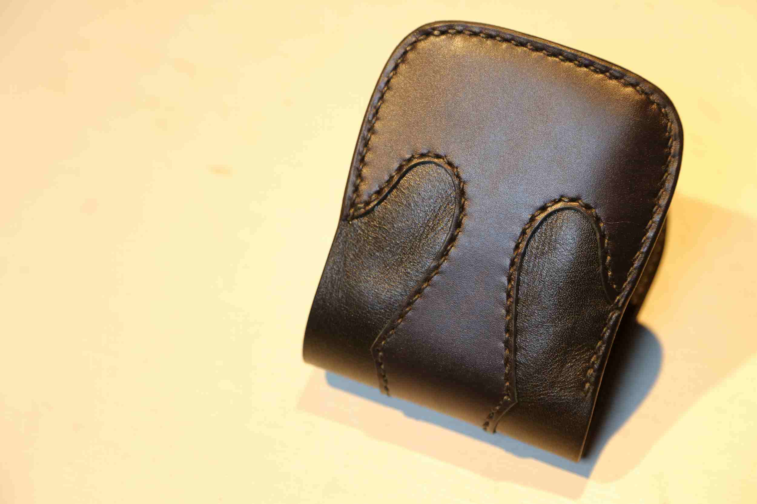 ハーフウォレット・ブラック×ネイビー – ALL HANDMADE CRAFT STUDIO