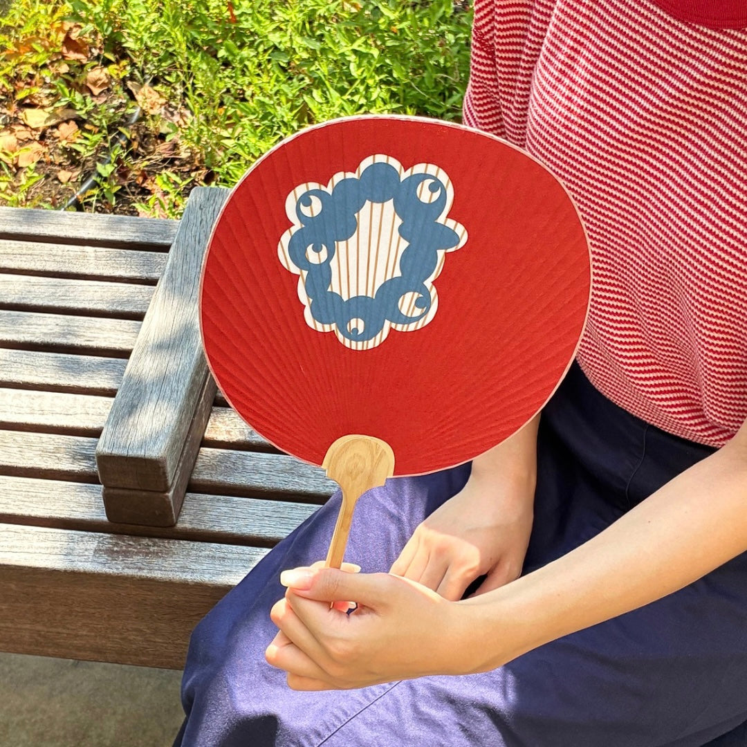 EXPO2025 京うちわ 赤 – 47 TREASURE