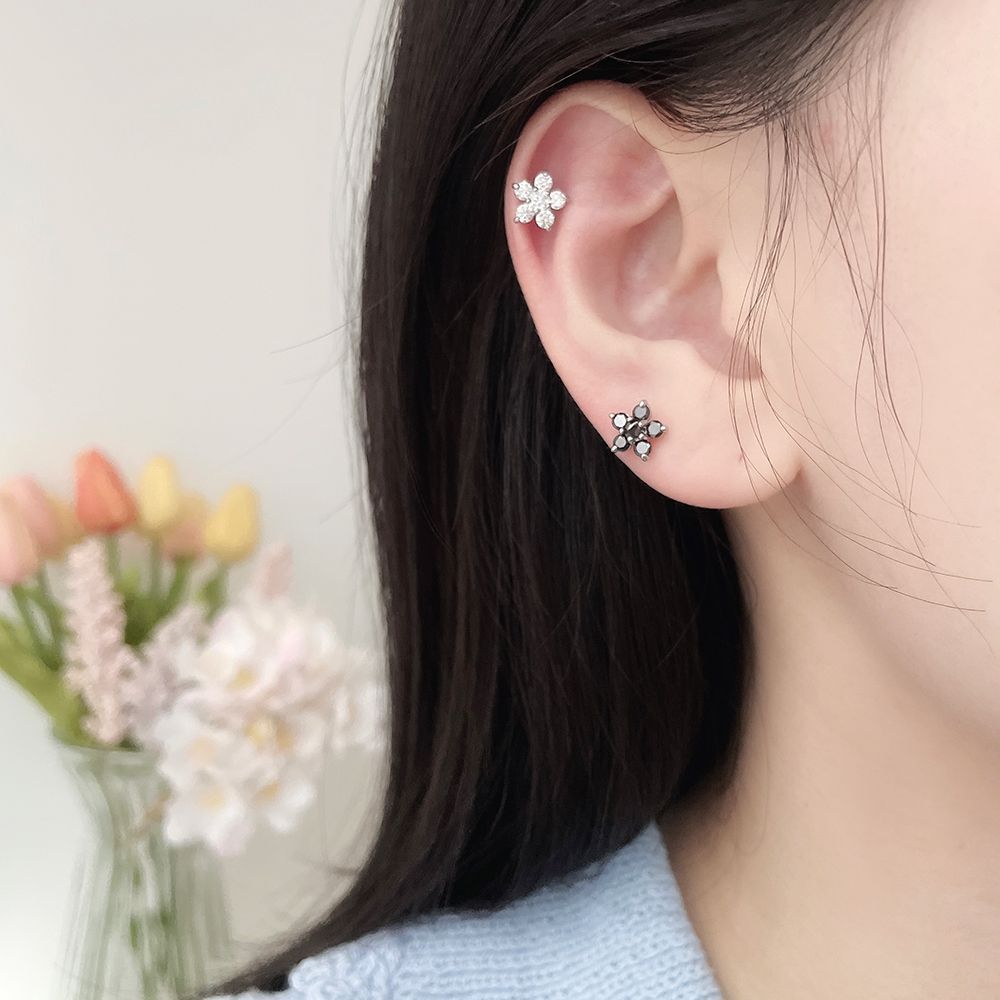 全サージカル]華やか フラワー キュービック フラワー (2Color) 16G