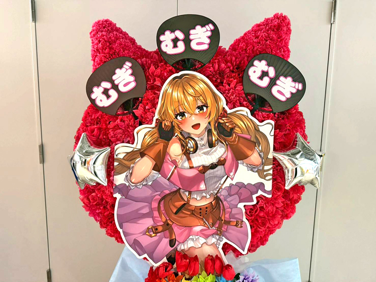 家長むぎ様の #にじさんじWORLDTOUR2025 東京公演祝いネコモチーフ