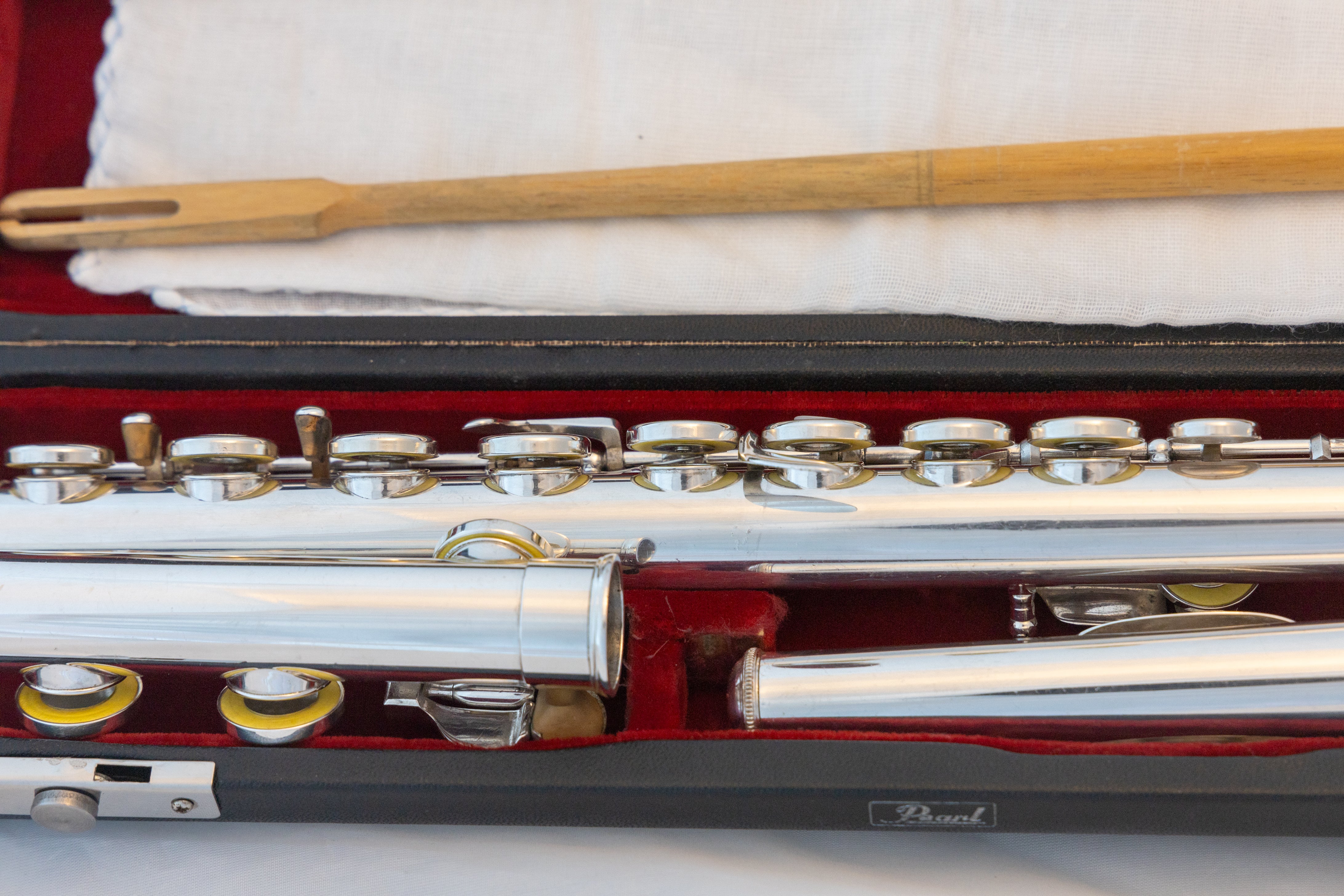 Pearl PF-501 Flute Silver-plated *Open-hole *Made in Japan
