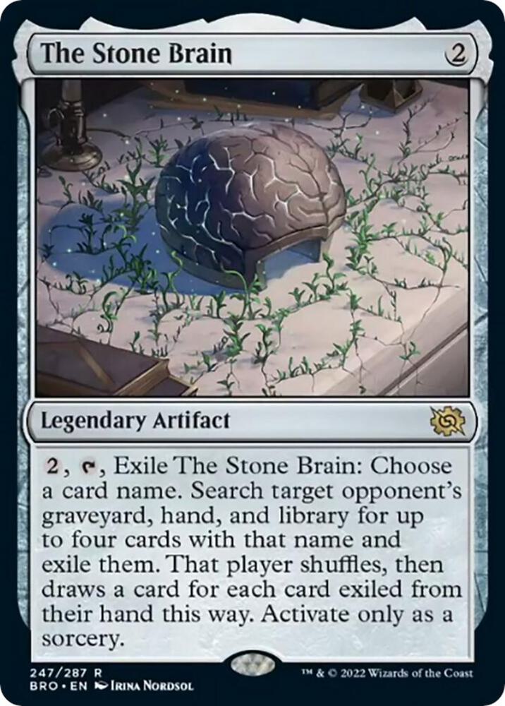 The Stone Brain - The Brothers' War - Magic: The Gathering