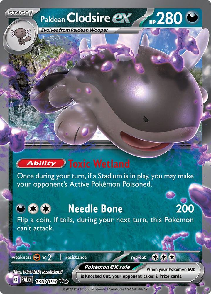 Paldean Clodsire ex - SV02: Paldea Evolved - Pokemon - TCGplayer.com