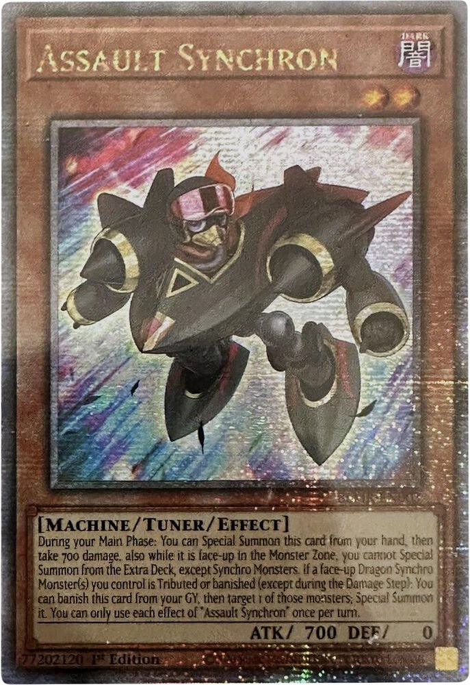 Assault Synchron (Quarter Century Secret Rare) - Battles of Legend