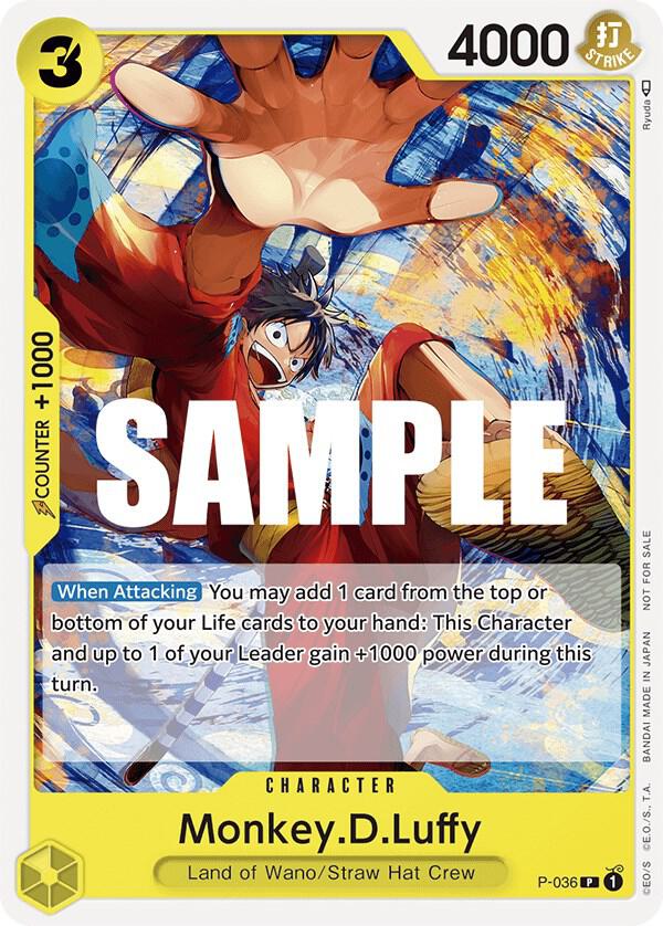 Monkey.D.Luffy (Pre-Release Tournament) - One Piece Promotion