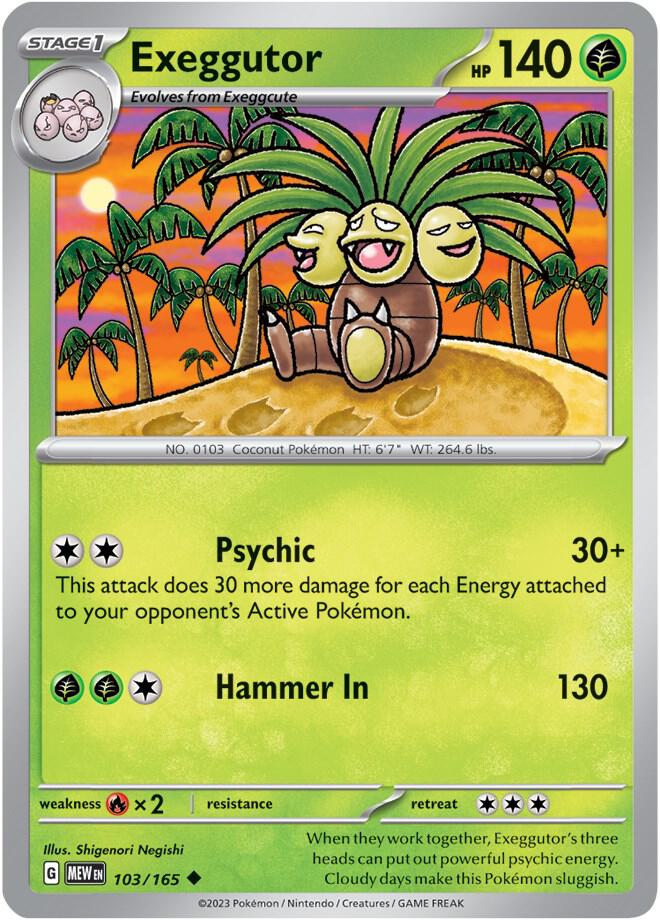 Exeggutor - SV: Scarlet & Violet 151 - Pokemon - TCGplayer.com