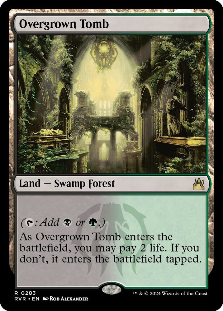 Overgrown Tomb - Ravnica Remastered - Magic: The Gathering