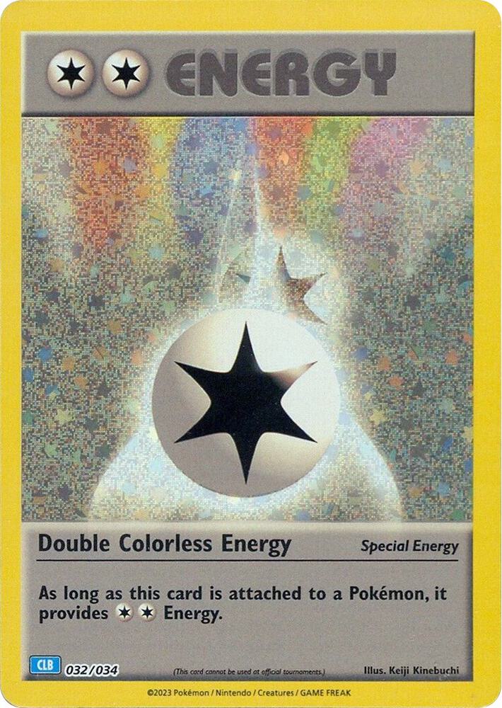 Double Colorless Energy (CLB) - Trading Card Game Classic