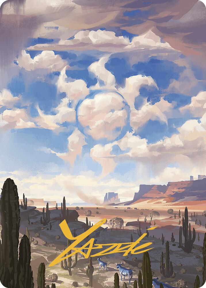 Plains Art Card (Gold-Stamped Signature) - Art Series: Outlaws of