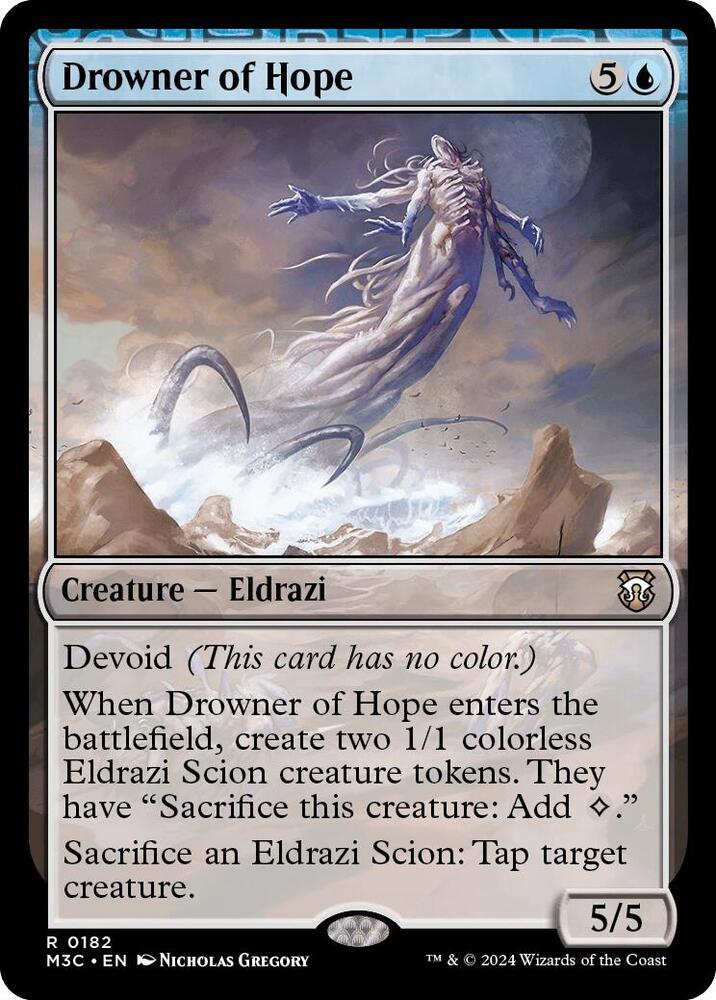 Drowner of Hope (Ripple Foil) - Commander: Modern Horizons 3