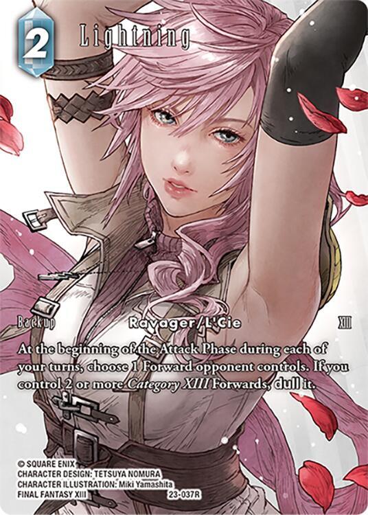 Lightning (Full Art) - Hidden Trials - Final Fantasy TCG