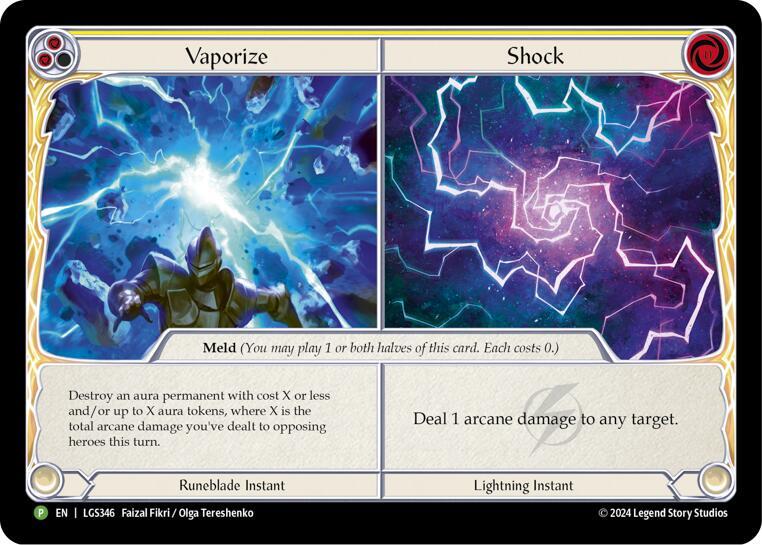 Vaporize // Shock - LGS346 - Flesh and Blood: Promo Cards - Flesh