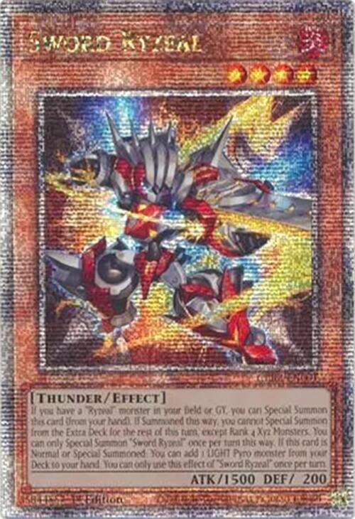 Sword Ryzeal (Quarter Century Secret Rare) - Crossover Breakers