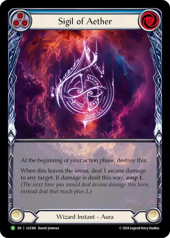 Sigil of Aether - LGS366 - Flesh and Blood: Promo Cards - Flesh