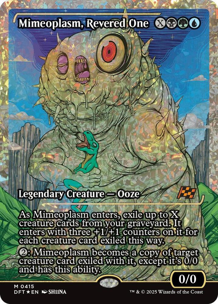 Mimeoplasm, Revered One (Showcase) (Fracture Foil) - Aetherdrift