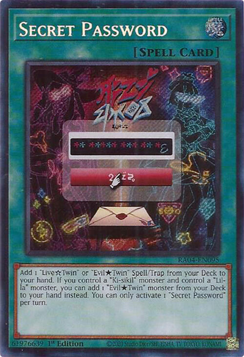 Secret Password (Secret Rare) - Quarter Century Stampede - YuGiOh