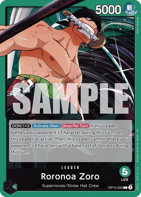Roronoa Zoro (020) - Legacy of the Master - One Piece Card Game