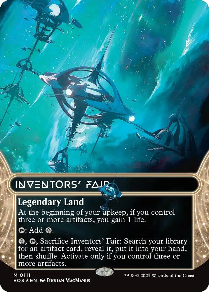 Inventors' Fair (0111) (Borderless) (Galaxy Foil) - Edge of