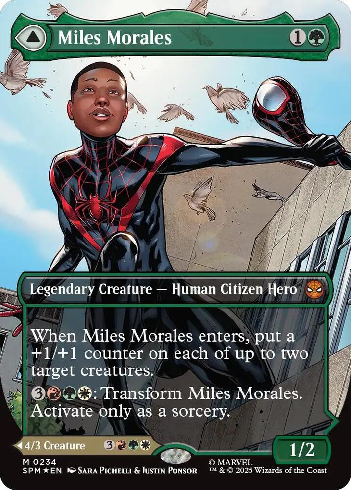 Miles Morales (0234) (Borderless) - Marvel's Spider-Man - Magic