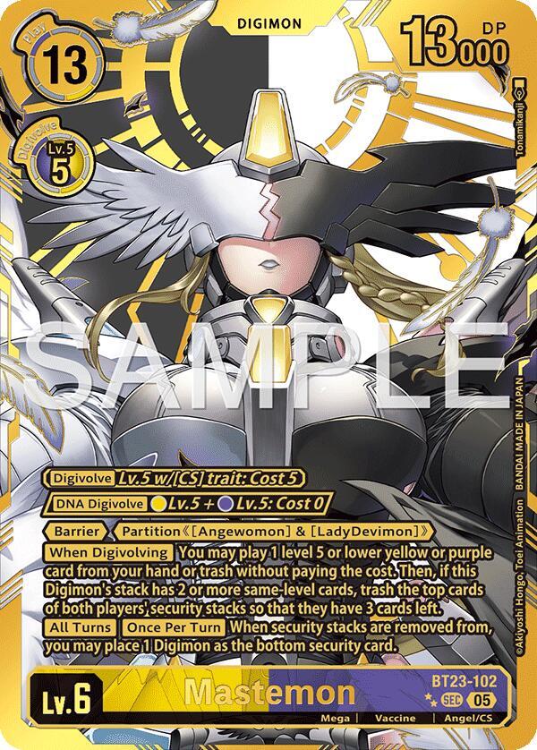 Mastemon (Rare Pull) - Hackers' Slumber - Digimon Card Game