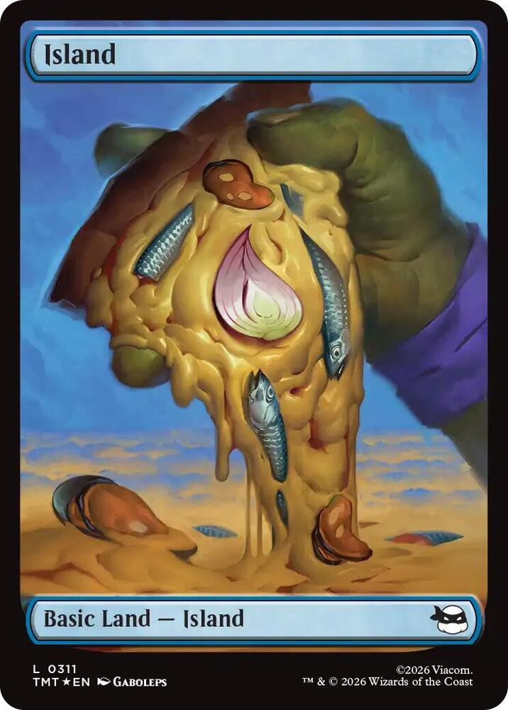 Island (0311) (Surge Foil) - Teenage Mutant Ninja Turtles - Magic