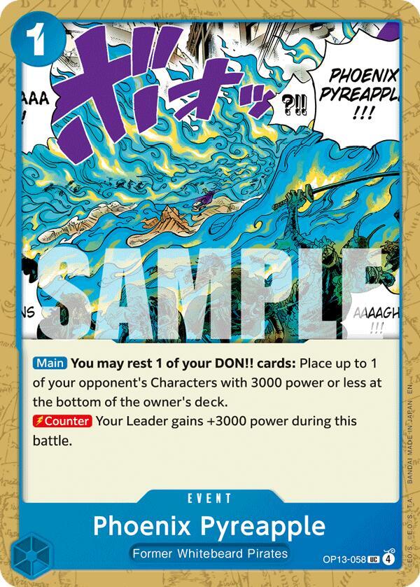 Phoenix Pyreapple - Carrying On His Will - One Piece Card Game