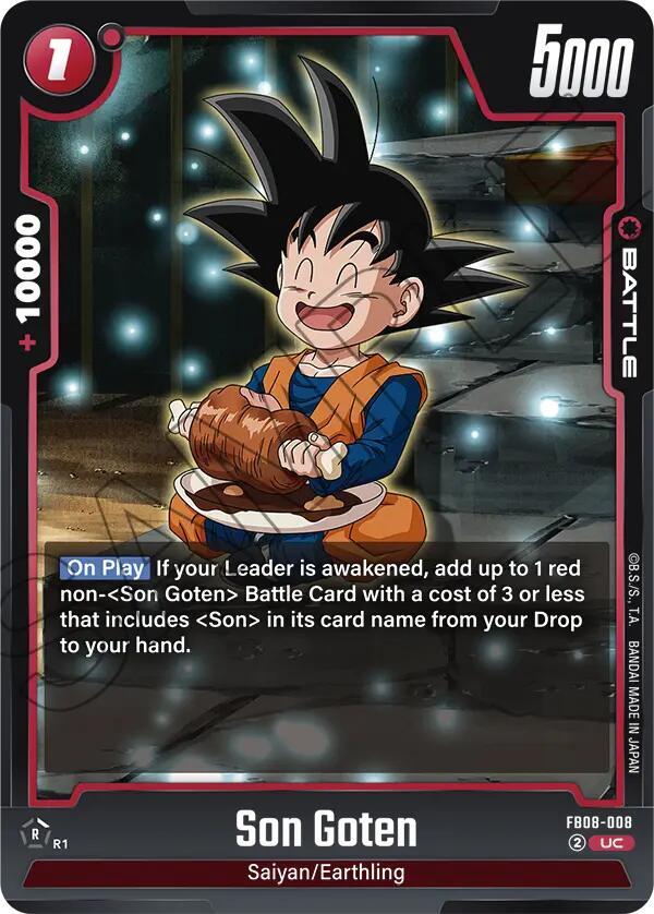 Son Goten - FB08-008 - Saiyan's Pride - Dragon Ball Super: Fusion