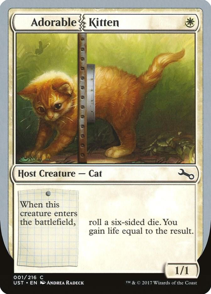 Adorable Kitten - Unstable - Magic: The Gathering - TCGplayer.com