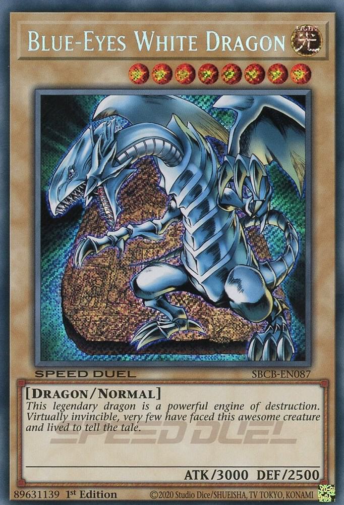Blue-Eyes White Dragon (Secret) - Speed Duel: Battle City Box