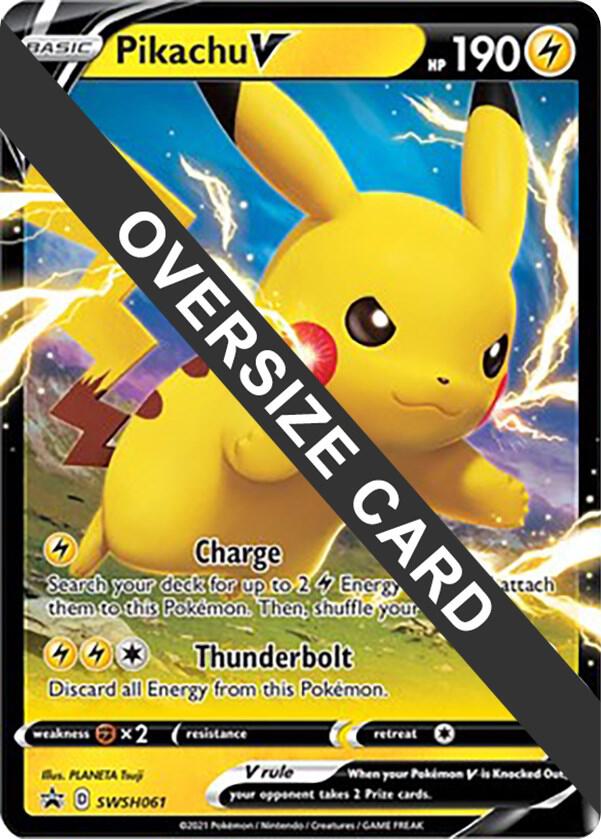 Pikachu V - SWSH061 - Jumbo Cards - Pokemon - TCGplayer.com
