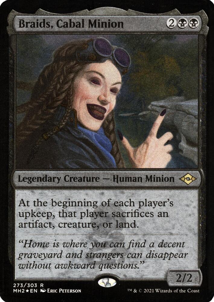Braids, Cabal Minion (Foil Etched) - Modern Horizons 2 - Magic