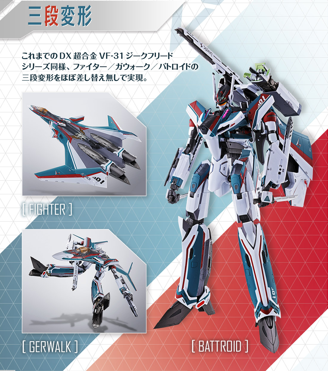 DX超合金 VF-31S ジークフリード（アラド・メルダース機）スペシャル