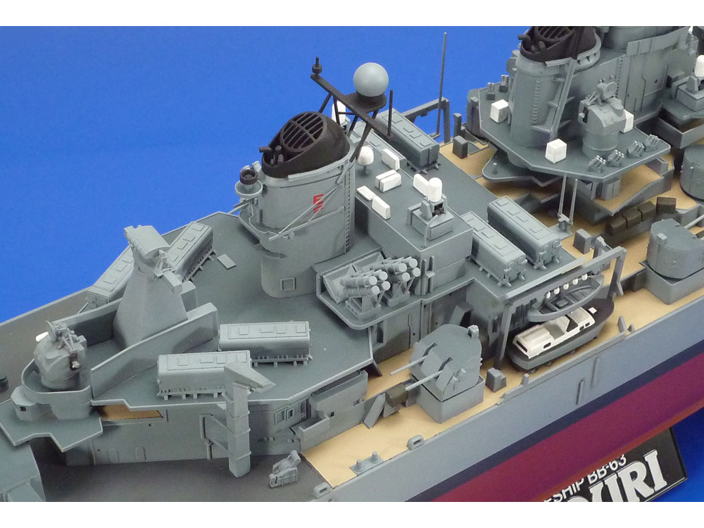 1/350 アメリカ海軍戦艦 BB-63 ミズーリ 1991年仕様: スケールモデル