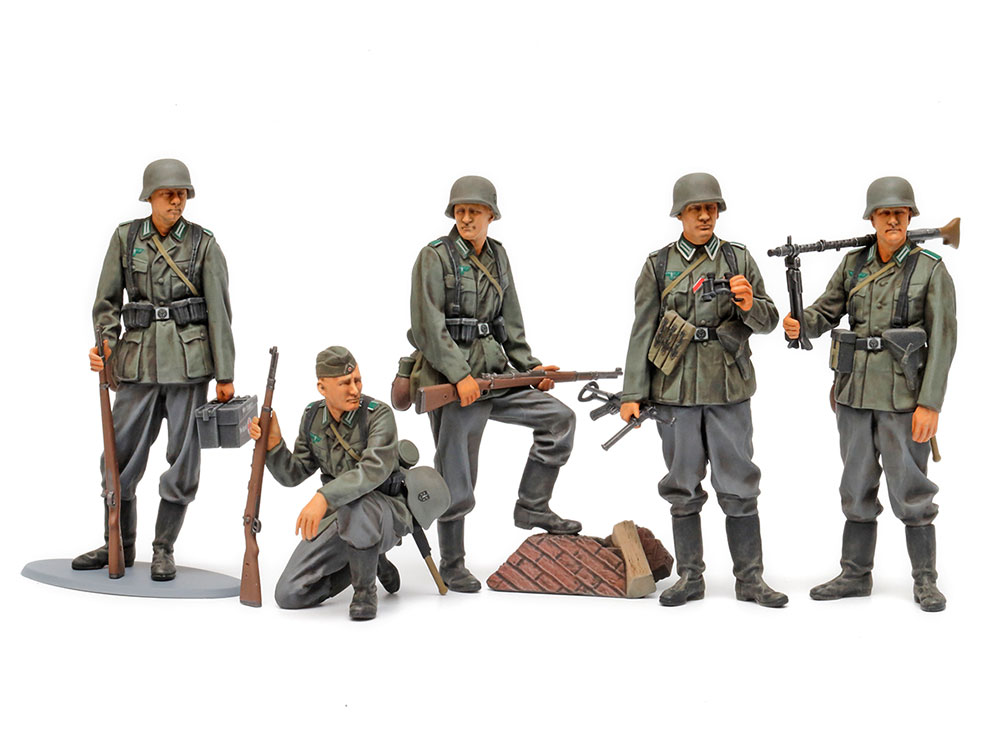 1/35 ドイツ歩兵セット (大戦中期): スケールモデル｜TAMIYA SHOP