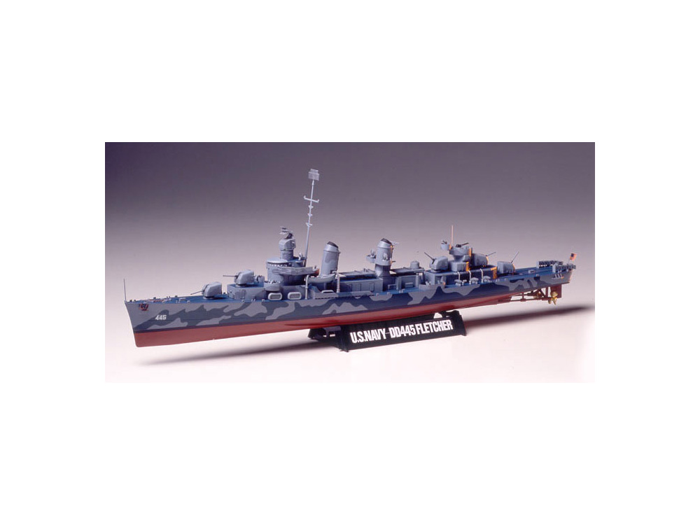 1/350 アメリカ海軍駆逐艦 DD445 フレッチャー: スケールモデル