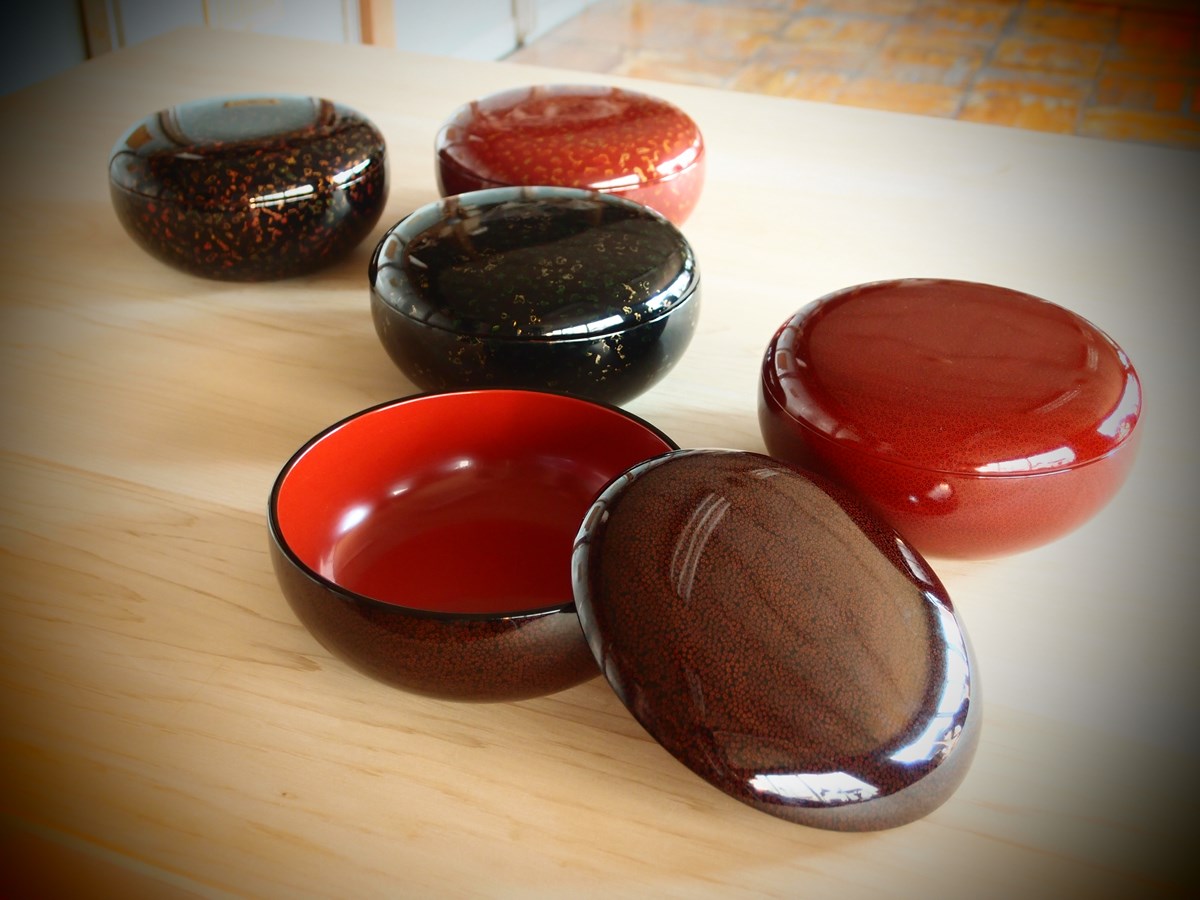 TSR-1001] 菓子器 すみれ | 津軽塗たなか オンラインストア