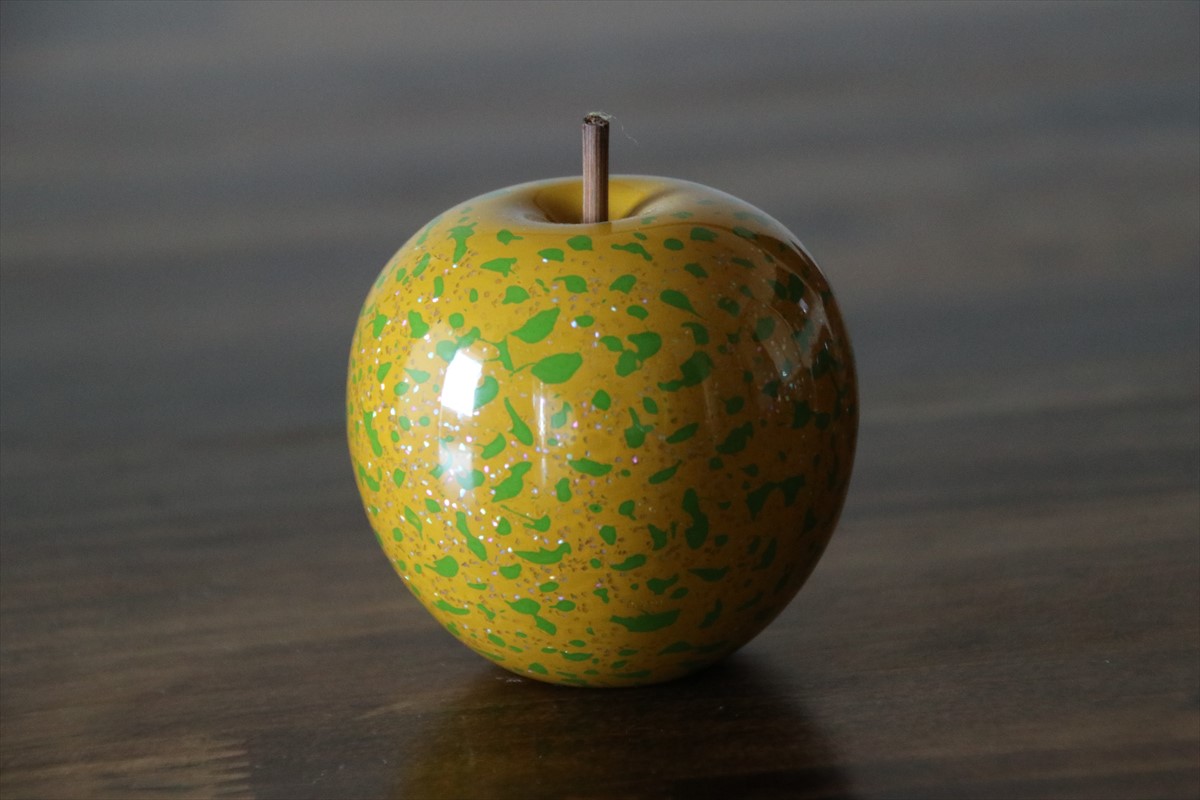 りんごオブジェ】きいろ | 津軽塗たなか オンラインストア